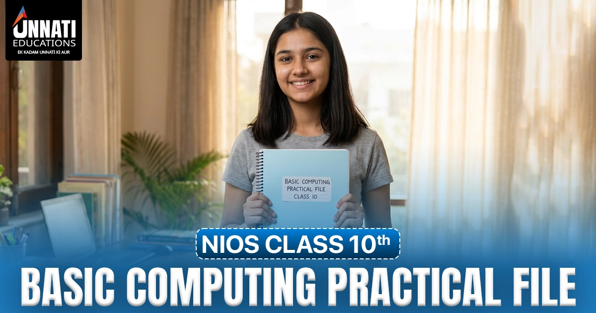 NIOS Class 10 Basic Computing Practical File